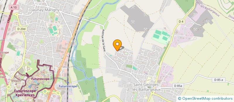 localisation de l'entreprise MONSIEUR ALAIN HENNEQUIN  SAINT-GEORGES-LES-BAILLARGEAUX