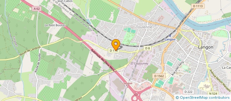 localisation de l'entreprise MONSIEUR ALAIN HENRI  TOULENNE