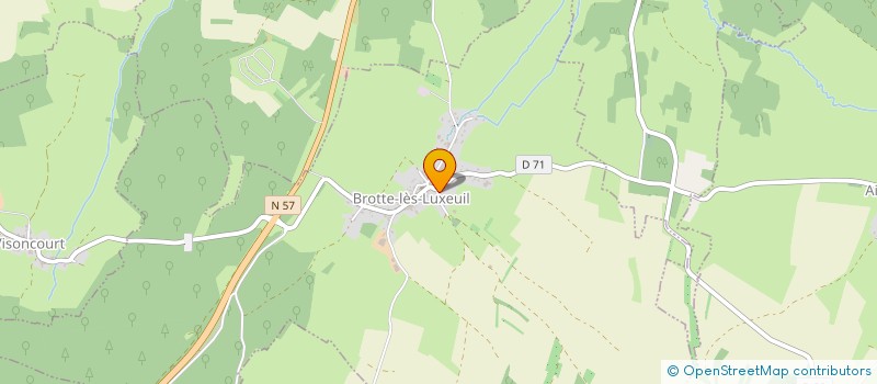 localisation de l'entreprise MONSIEUR ALAIN HENRION  BROTTE-LES-LUXEUIL