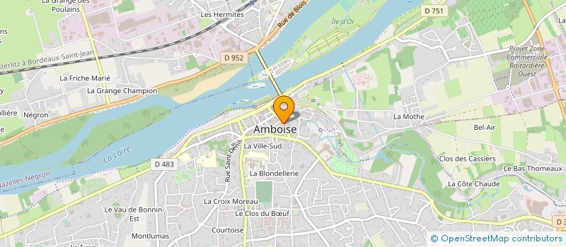 localisation de l'entreprise MONSIEUR ALAIN HENRY à AMBOISE