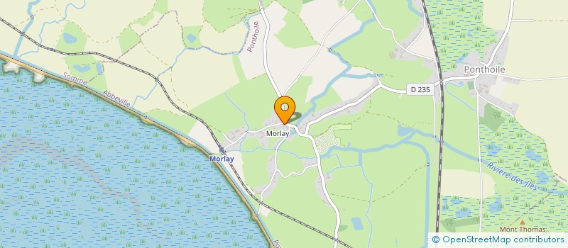 localisation de l'entreprise MONSIEUR ALAIN HENRY  PONTHOILE