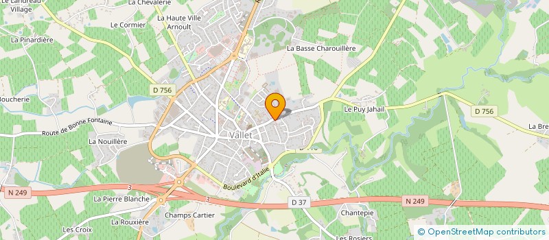 localisation de l'entreprise MONSIEUR ALAIN HENRY à VALLET