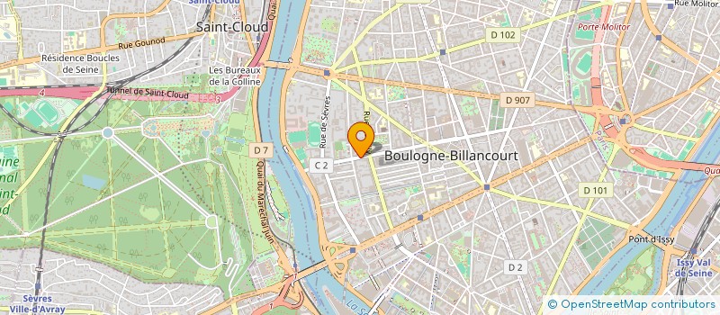 localisation de l'entreprise MONSIEUR ALAIN HENRY à BOULOGNE-BILLANCOURT
