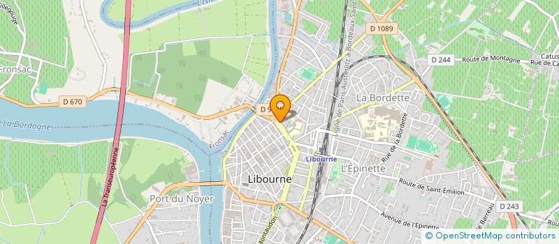 localisation de l'entreprise MONSIEUR ALAIN HERAUD à LIBOURNE