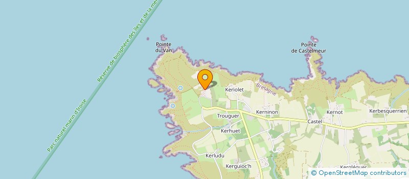 localisation de l'entreprise MONSIEUR ALAIN HERGOTT à CLEDEN-CAP-SIZUN