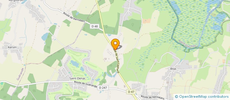 localisation de l'entreprise MONSIEUR ALAIN HERJEAN  SAINT-ANDRE-DES-EAUX