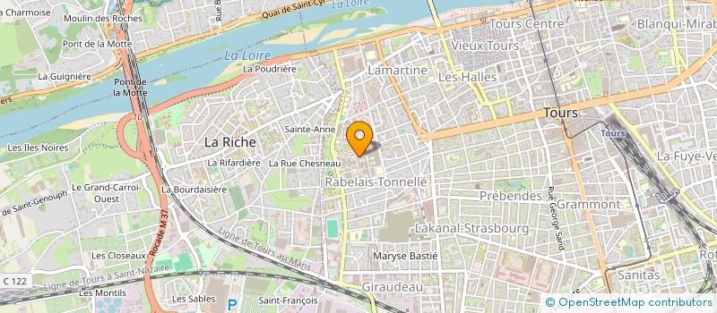 localisation de l'entreprise MONSIEUR ALAIN HERMEUN à TOURS