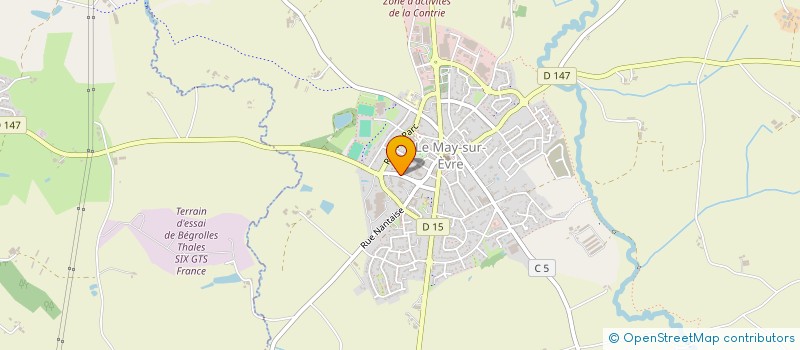 localisation de l'entreprise MONSIEUR ALAIN HERVE MARRAUD DE SIGALONY  LE MAY-SUR-EVRE