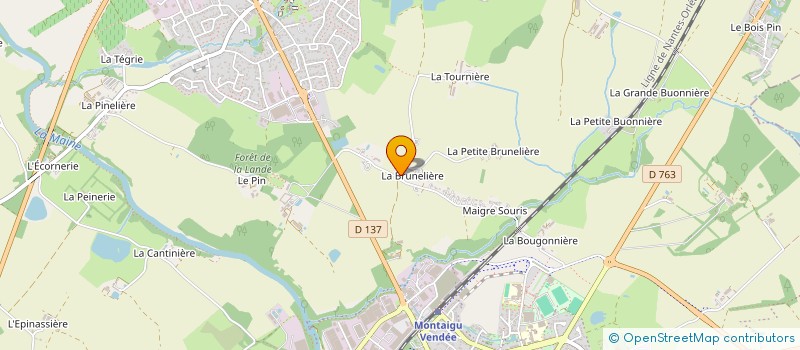 localisation de l'entreprise MONSIEUR ALAIN HERVOUET à MONTAIGU-VENDEE