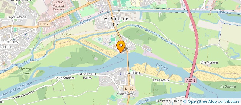 localisation de l'entreprise MONSIEUR ALAIN HERY à LES PONTS-DE-CE