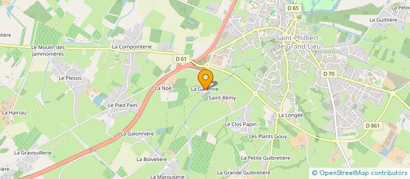 localisation de l'entreprise MONSIEUR ALAIN HERY  SAINT-PHILBERT-DE-GRAND-LIEU