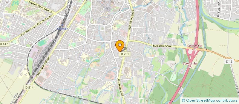 localisation de l'entreprise MONSIEUR ALAIN HERZOG  COLMAR