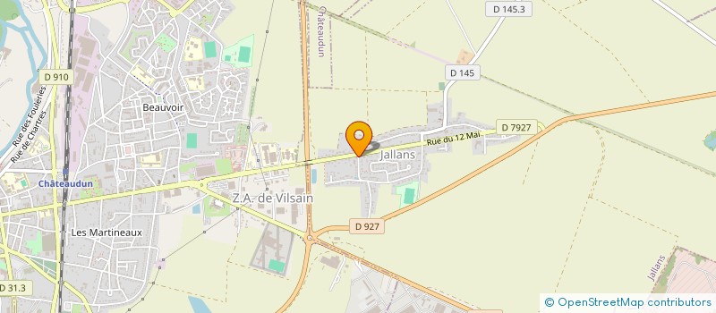 localisation de l'entreprise MONSIEUR ALAIN HETTE à JALLANS