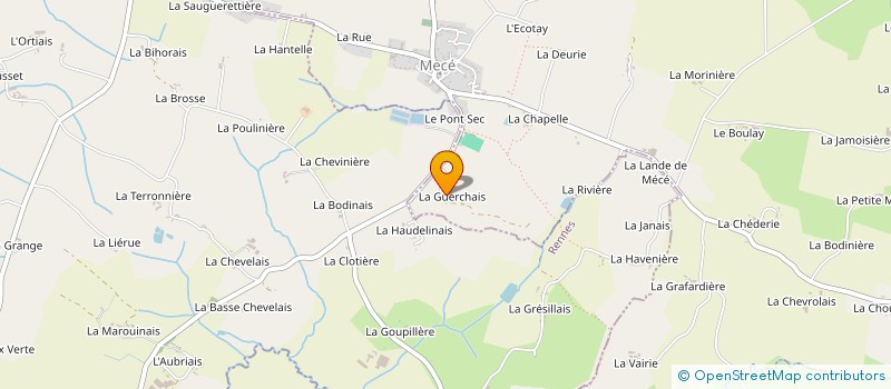 localisation de l'entreprise MONSIEUR ALAIN HEUDRE à MECE