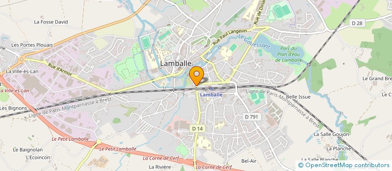 localisation de l'entreprise MONSIEUR ALAIN HEUZE à LAMBALLE-ARMOR