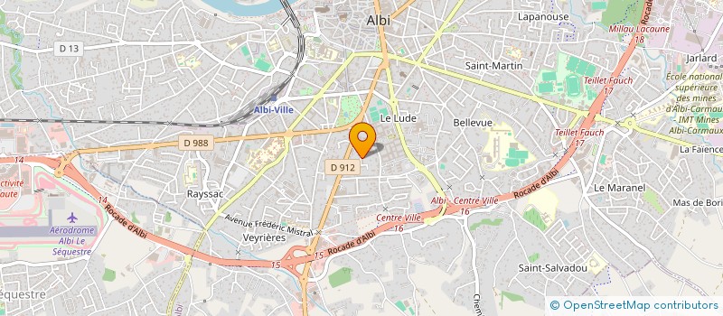 localisation de l'entreprise MONSIEUR ALAIN HIBERT à ALBI