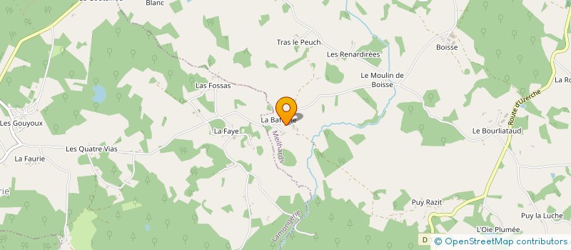 localisation de l'entreprise MONSIEUR ALAIN HILAIRE  MASSERET