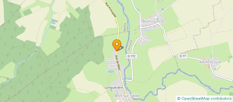 localisation de l'entreprise MONSIEUR ALAIN HIRSCH  BRIN-SUR-SEILLE