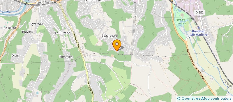 localisation de l'entreprise MONSIEUR ALAIN HISSUNG  BOULAZAC ISLE MANOIRE