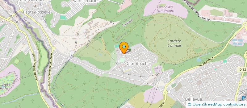 localisation de l'entreprise MONSIEUR ALAIN HOFFMANN  FORBACH