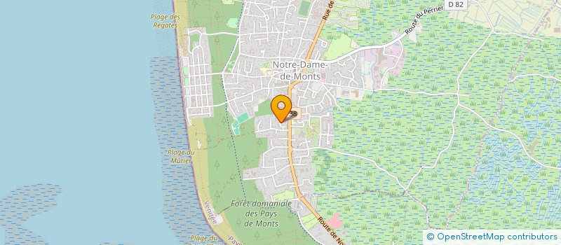 localisation de l'entreprise MONSIEUR ALAIN HONORE  NOTRE-DAME-DE-MONTS