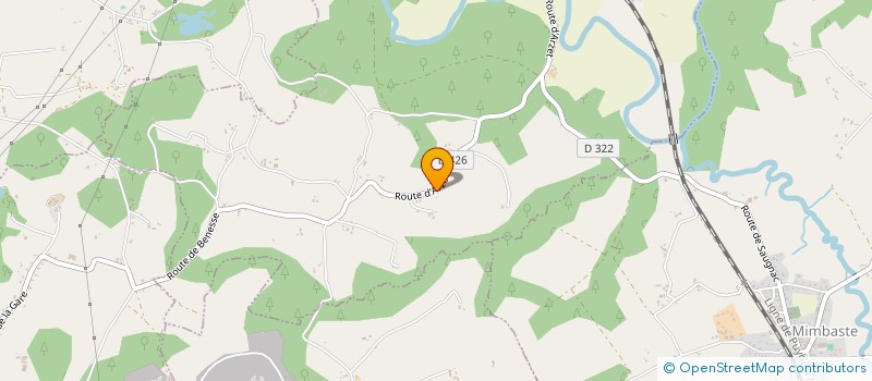 localisation de l'entreprise MONSIEUR ALAIN HORION  SAUGNAC-ET-CAMBRAN