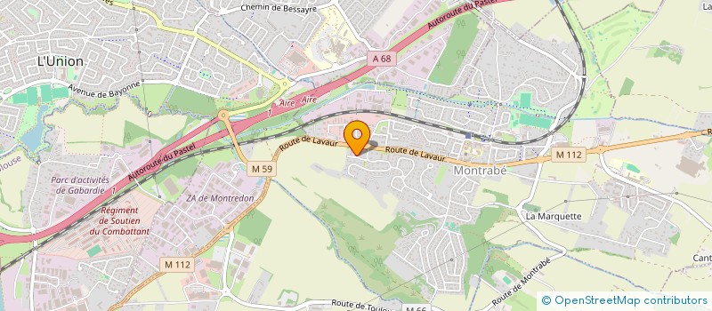 localisation de l'entreprise MONSIEUR ALAIN HOSTAL  MONTRABE