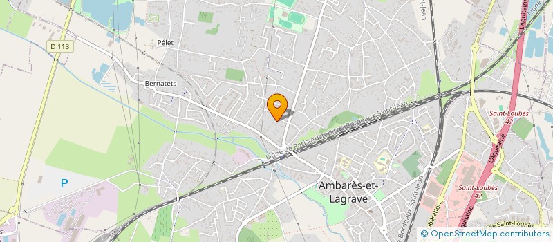 localisation de l'entreprise MONSIEUR ALAIN HOSTEIN à AMBARES-ET-LAGRAVE