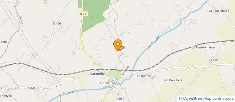 localisation de l'entreprise MONSIEUR ALAIN HOUEL  CARANTILLY