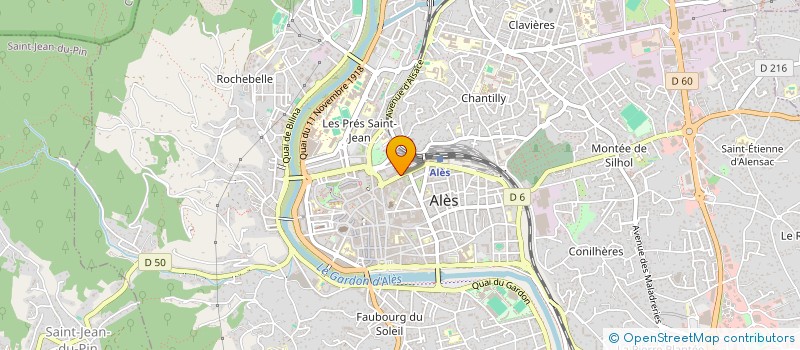 localisation de l'entreprise MONSIEUR ALAIN HOURS à ALES