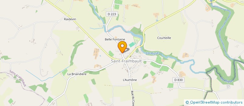 localisation de l'entreprise MONSIEUR ALAIN HOUTTEVILLE  SAINT-FRAIMBAULT