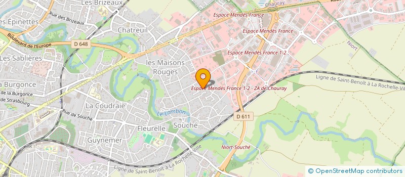 localisation de l'entreprise MONSIEUR ALAIN HUCAULT à NIORT