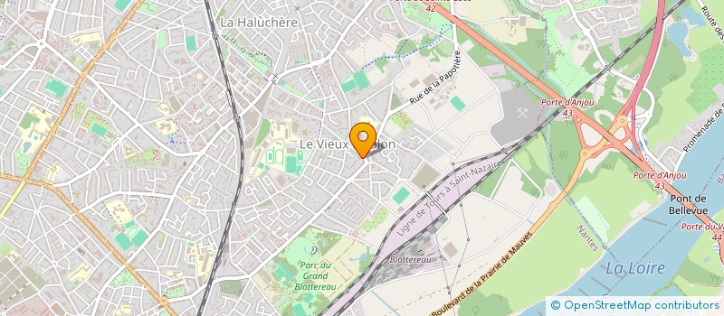 localisation de l'entreprise MONSIEUR ALAIN HUCHET à NANTES