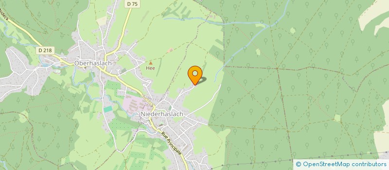 localisation de l'entreprise MONSIEUR ALAIN HUGEL  NIEDERHASLACH