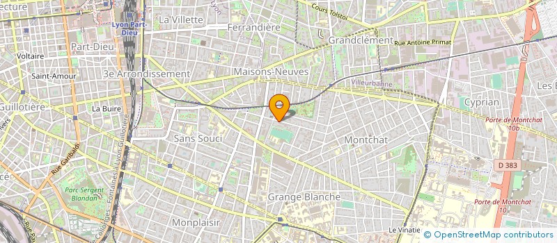 localisation de l'entreprise MONSIEUR ALAIN HUGUENY à LYON