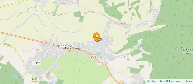 localisation de l'entreprise MONSIEUR ALAIN HUIN  JEANMENIL