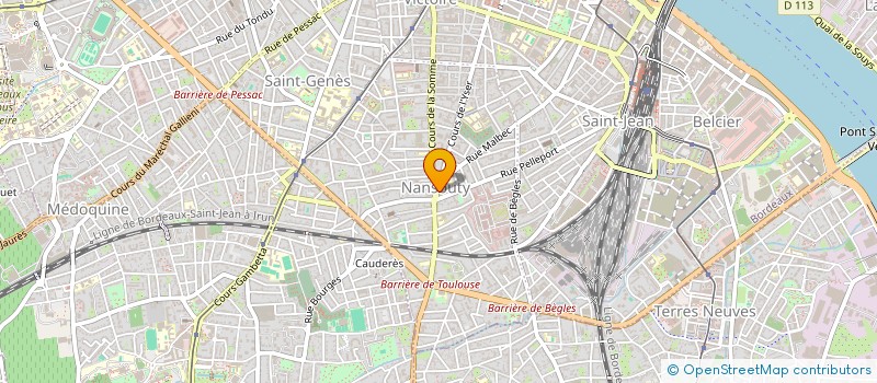 localisation de l'entreprise MONSIEUR ALAIN HUSSON  BORDEAUX