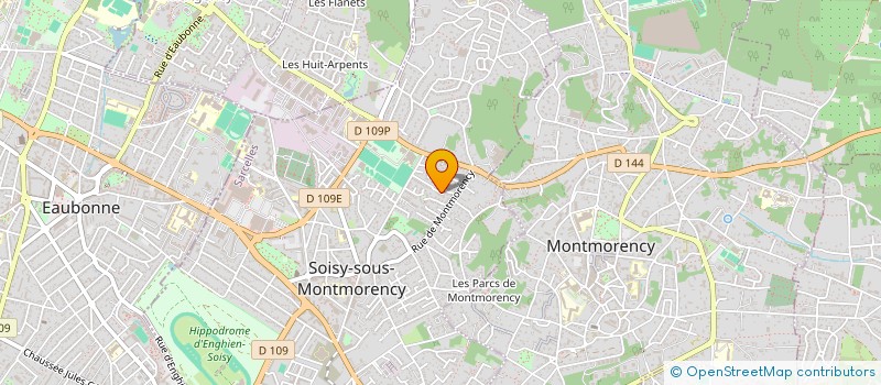 localisation de l'entreprise MONSIEUR ALAIN HUTEAU à SOISY-SOUS-MONTMORENCY