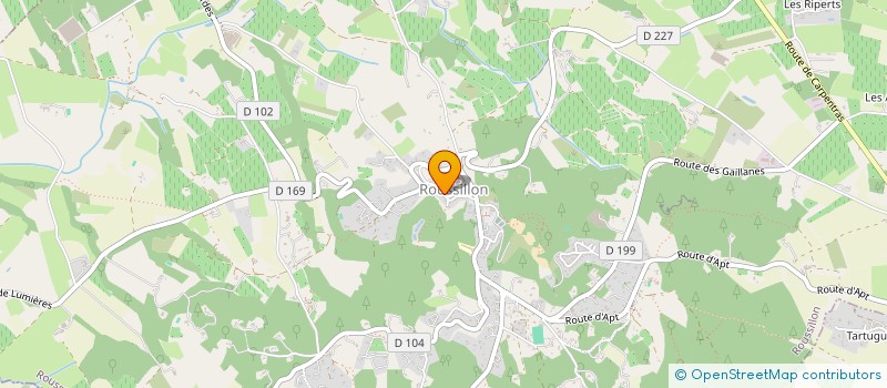 localisation de l'entreprise MONSIEUR ALAIN ICARD  ROUSSILLON