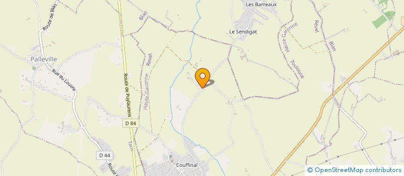 localisation de l'entreprise MONSIEUR ALAIN IMBERT  REVEL