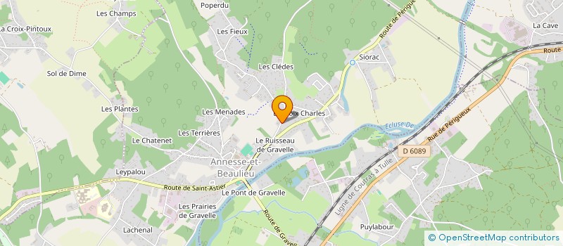 localisation de l'entreprise MONSIEUR ALAIN IMOLEON  ANNESSE-ET-BEAULIEU