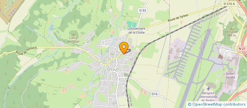 localisation de l'entreprise MONSIEUR ALAIN JACOB  OSSUN