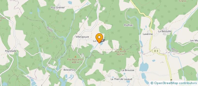 localisation de l'entreprise MONSIEUR ALAIN JACOB  BLOND