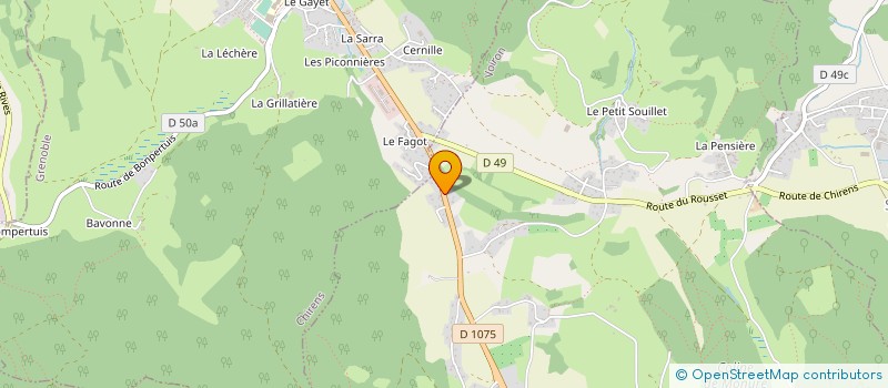 localisation de l'entreprise MONSIEUR ALAIN JACOLIN à VOIRON