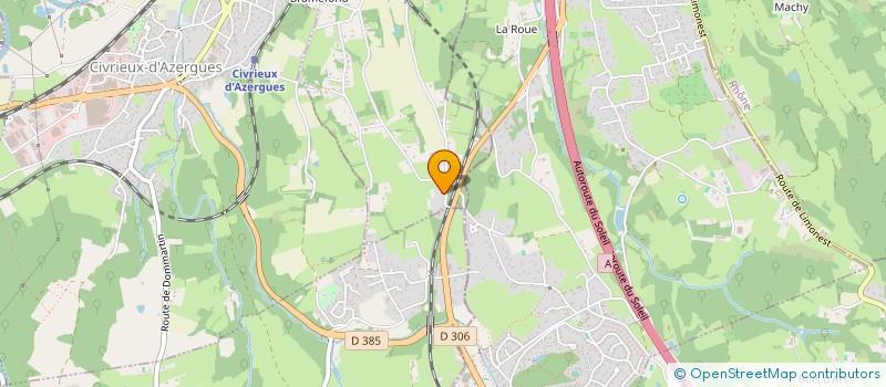 localisation de l'entreprise MONSIEUR ALAIN JACQUEMOT  MARCILLY-D'AZERGUES