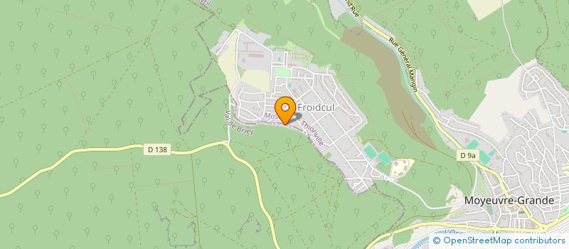 localisation de l'entreprise MONSIEUR ALAIN JACQUES  MOYEUVRE-PETITE