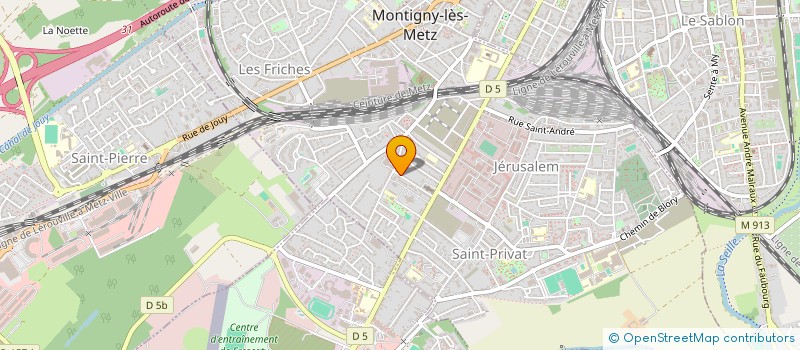 localisation de l'entreprise MONSIEUR ALAIN JACQUES à MONTIGNY-LES-METZ