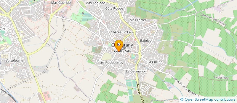 localisation de l'entreprise MONSIEUR ALAIN JACQUET à CABESTANY