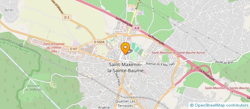 localisation de l'entreprise MONSIEUR ALAIN JACQUET à SAINT-MAXIMIN-LA-SAINTE-BAUME