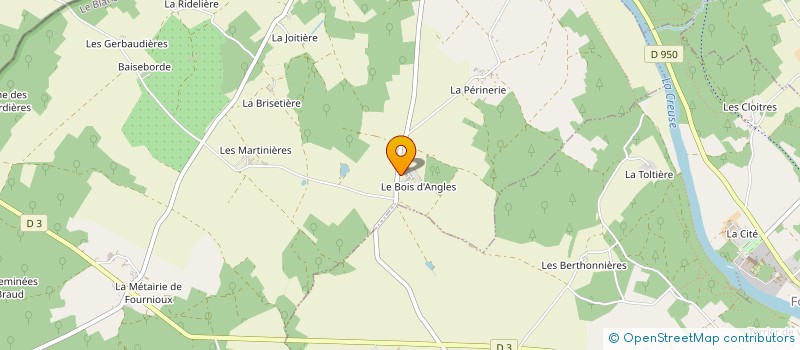 localisation de l'entreprise MONSIEUR ALAIN JACQUET à LURAIS